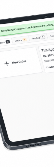 Point of Sale Notification System Caller Identification